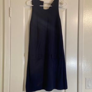 SHARAGANO blue dress size 4.